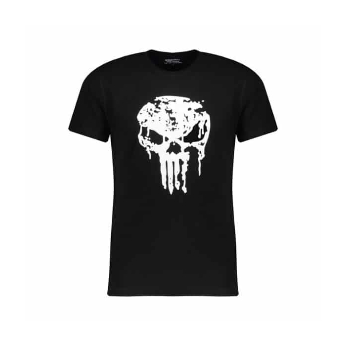 ‫تیشرت ورزشی مردانه پانیشر مدل PY-P12 طرح سفید