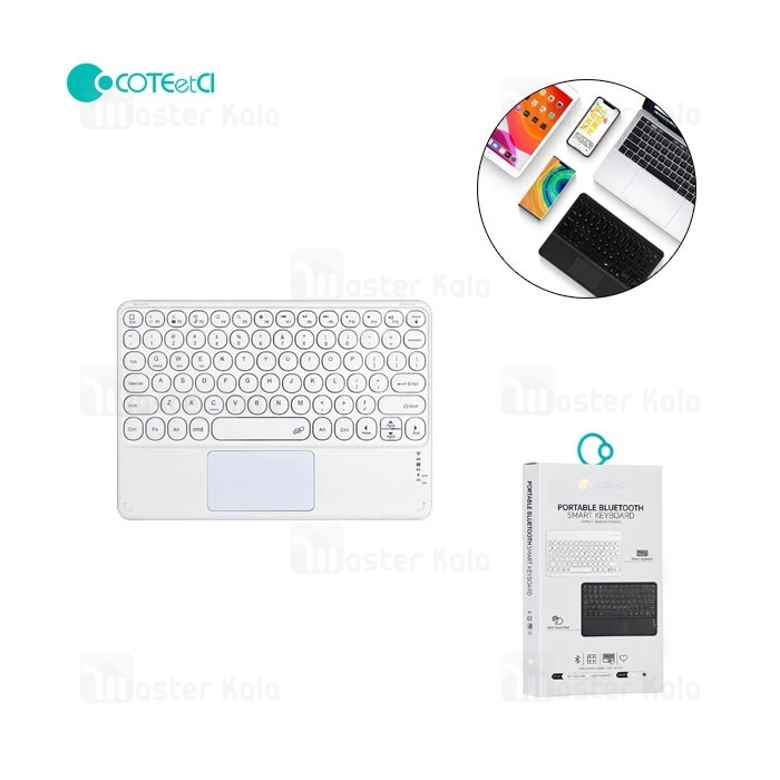 کیبورد بلوتوثی کوتتسی Coteetci 64002 دارای تاچ پد