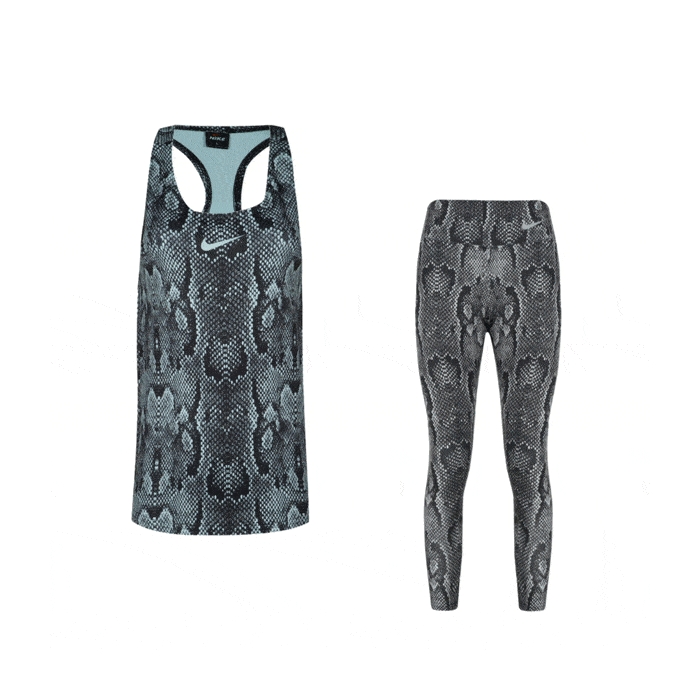 پکیج ست تاپ و لگ ورزشی زنانه نایک مدل  G package-3040 پوست ماری