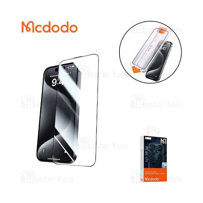 گلس تمام صفحه تمام چسب مک دودو Apple iPhone 16 Mcdodo PF-6860 Tempared Glass