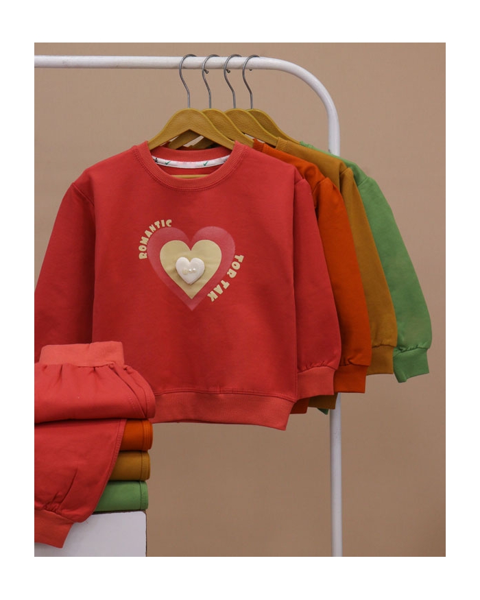 بلوز شلوار قلب برجسته ROMANTIC