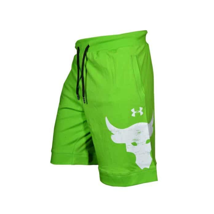 شلوارک ورزشی مردانه آندر آرمور مدل PY-GALAXY سبز فسفری
