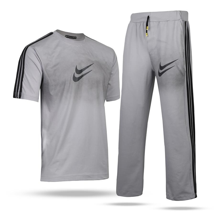 تیشرت و شلوار مردانه Tick_Grey مدل 3612