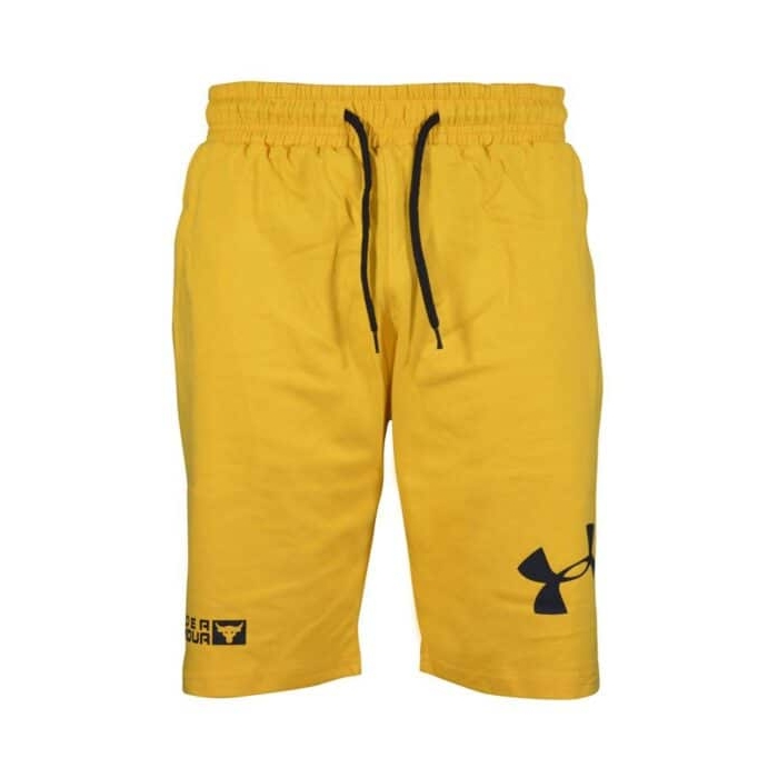 شلوارک ورزشی مردانه آندر آرمور مدل ROCK-MUB 0544 زرد