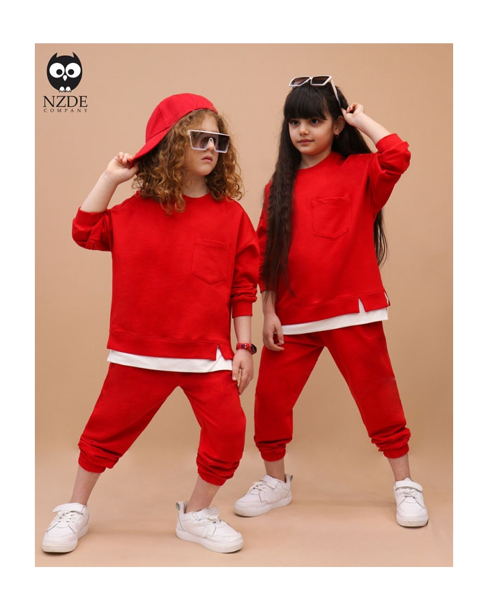 بلوز شلوار جاگر بگ استایل NZDE