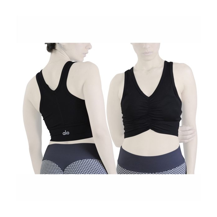 نیم تنه ورزشی زنانه الو مدل ۴B0143 مشکی