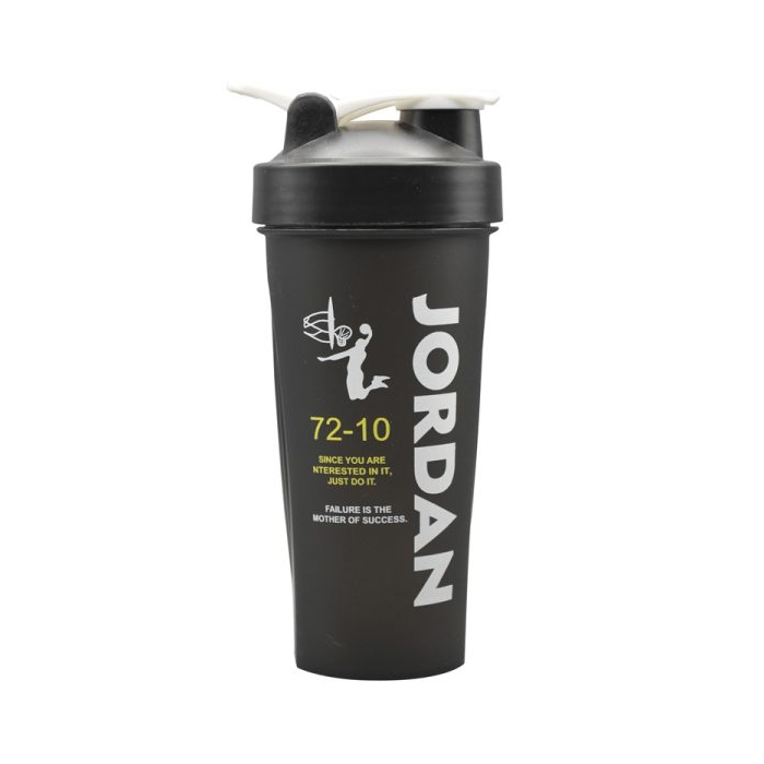 شیکر ورزشی یک تیکه جردن مدل ۱۰-۷۲ رنگی درب ضامنی ظرفیت ۰.۶ لیتر