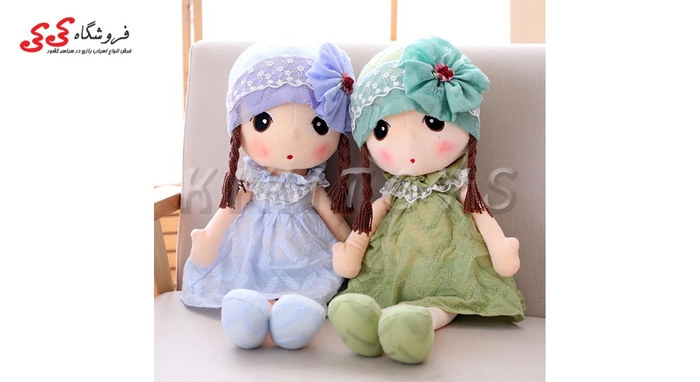 عروسک پولیشی دخترانه پرنسس کلاه دار plush toy