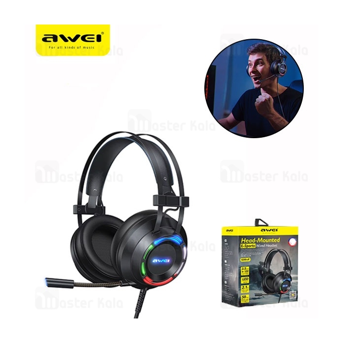 هدفون سیمی گیمینگ اوی Awei GM-2