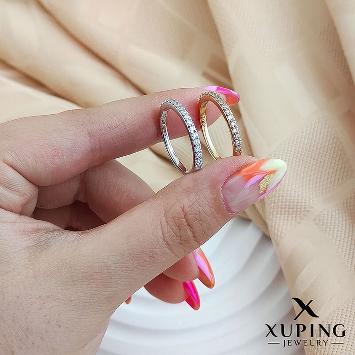 رینگ نیم‌نگین ژوپینگ 2 رنگ