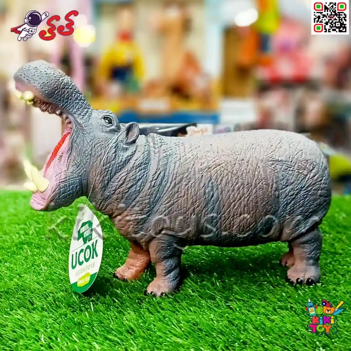 فیگور اسب آبی بزرگ و باغ وحش ANIMAL MODEL 002 – جنس نرم، طراحی واقعی، مناسب بازی و کلکسیون