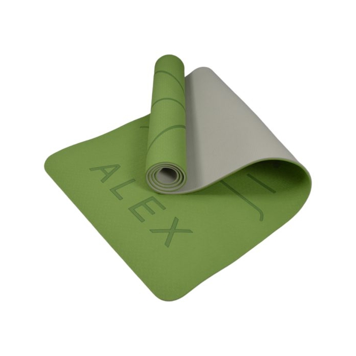 مت یوگا و پیلاتس فاکسی الکس مدل Flagstone ضخامت ۸ میلی متر کاور دار