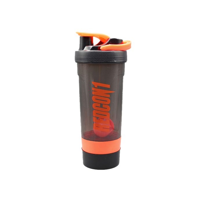 شیکر ورزشی سه تیکه رد کان وان مدل Kia دودی درب ضامنی ظرفیت ۰.۷ لیتر