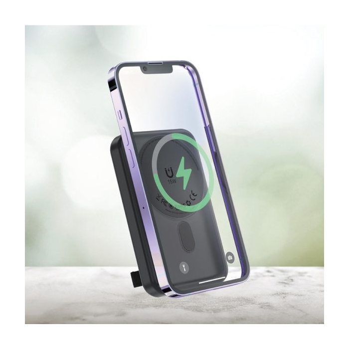 پاوربانک مگ سیف گرین لاین مدل Lagos ظرفیت ۱۰۰۰۰ میلی آمپر ساعت