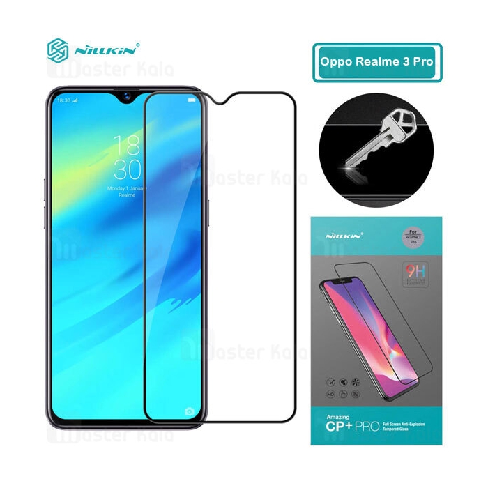 محافظ صفحه شیشه ای تمام صفحه Realme 3 Pro / Realme X Lite / Realme 5 Pro / Realme Q Nillkin CP+ Pro