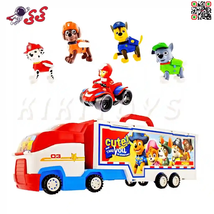 ست اسباب‌بازی سگ‌های نگهبان با تریلی پاوپاترول مدل PAW 2031