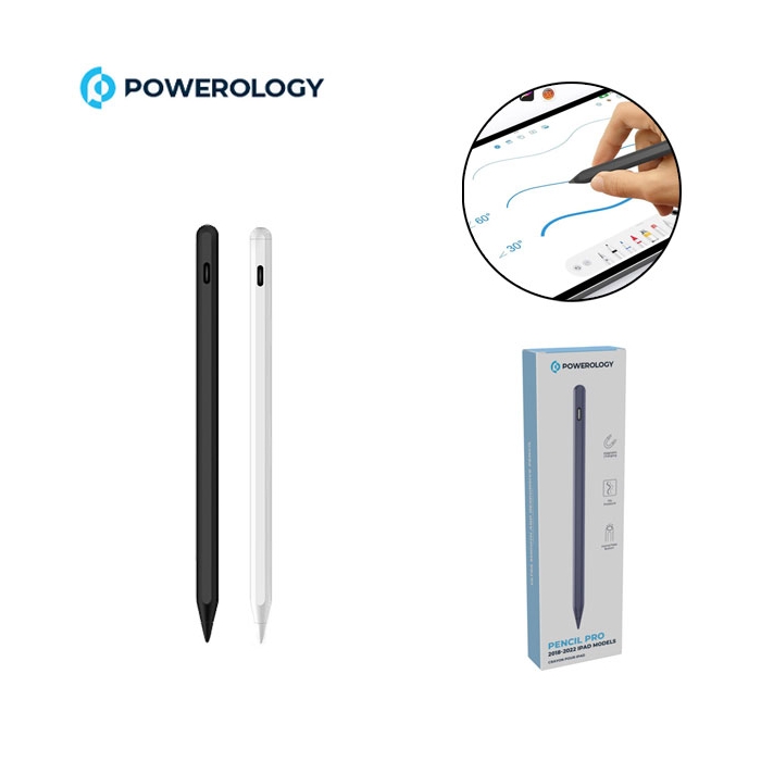 قلم لمسی پاورولوژی Powerology Pencil Pro PSMAPNWH مناسب آیپد