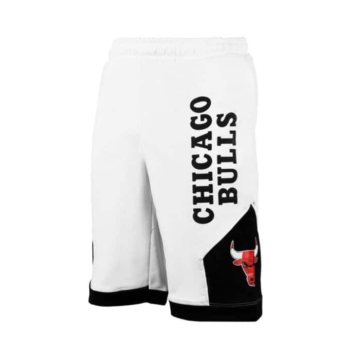 شلوارک ورزشی مردانه شیکاگو بولز مدل PY-Triangle 1F010 سفید