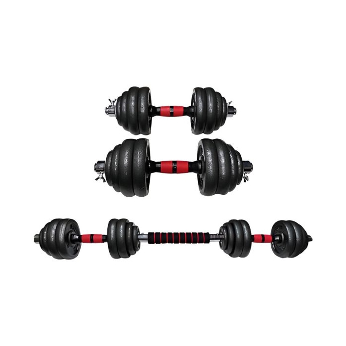 ست هالتر و دمبل متغیر بدنسازی پاورمکس وزن تا ۳۰ کیلوگرم بسته دو عددی