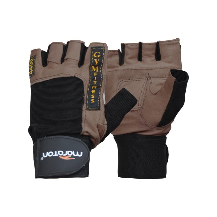 دستکش بدنسازی ماراتن مدل ۴۴۰۰ قهوه ای روشن