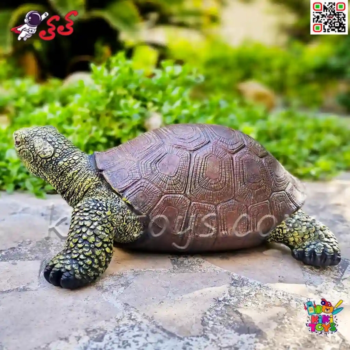 فیگور لاک پشت اسباب بازی نرم و گوشتی بزرگ Land turtle figure 584