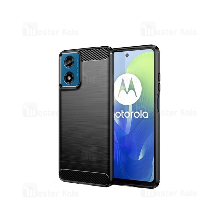 قاب فیبر کربنی موتورولا Motorola Moto G04 Rugged Armor Fiber Carbon