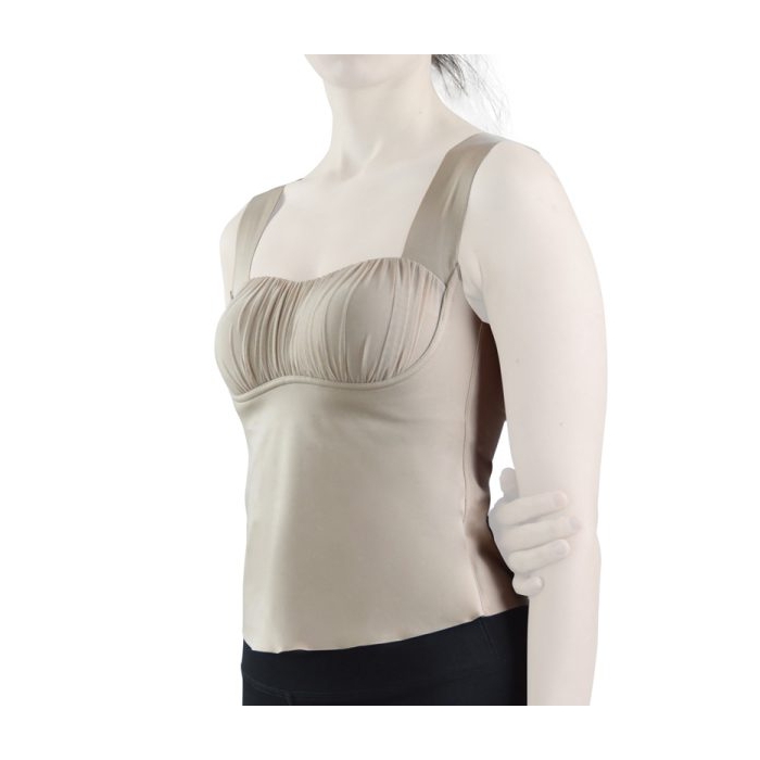 تاپ کاپ‌دار ورزشی زنانه مدل ۶۰۳۰ کرم