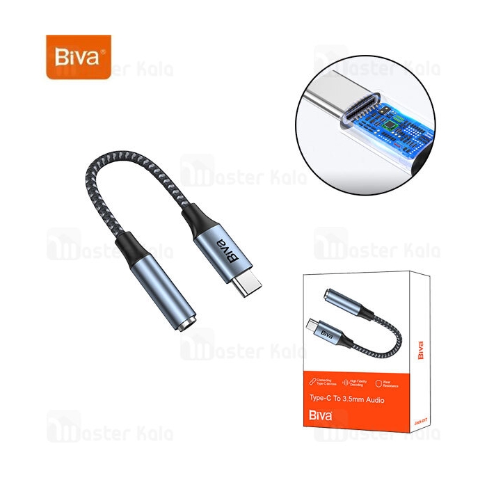 کابل تبدیل Type C به پورت AUX بیوا Biva Jack-01T