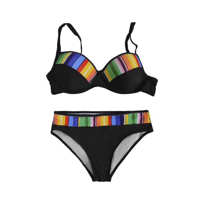 ست بیکینی زنانه مدل ۴B0213 چندرنگ