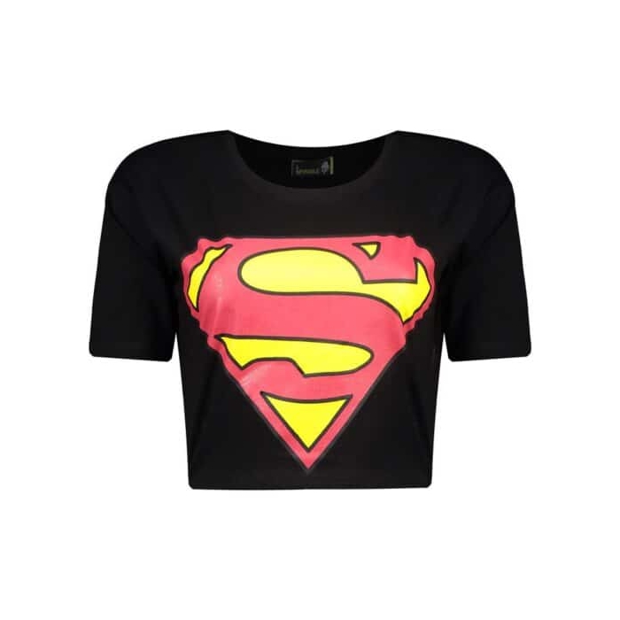 نیم تنه ورزشی زنانه سوپرمن مدل SPL-0513 مشکی