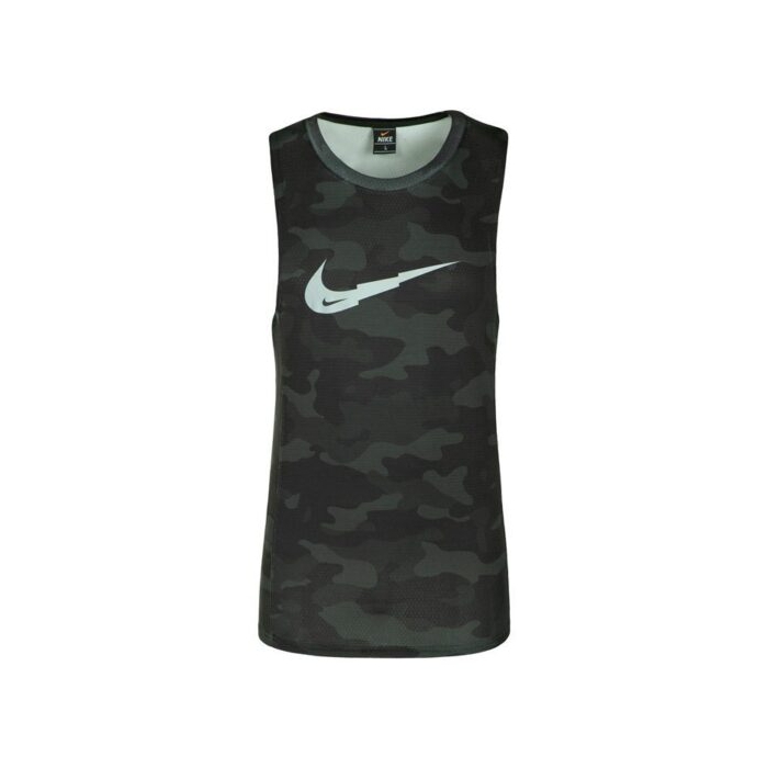 رکابی ورزشی مردانه نایکی مدل MuB-140 چریکی یشمی تیره