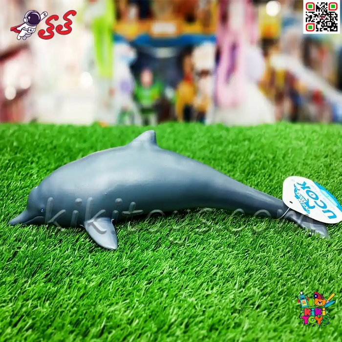 فیگور دلفین حیوانات دریایی اسباب بازی سیلیکونی نرم Dolphin