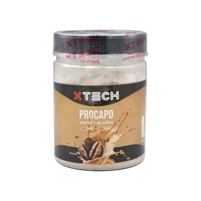 پودر پروکاپو ایکس تک طعم کاپوچینو ۲۵۰ گرمی