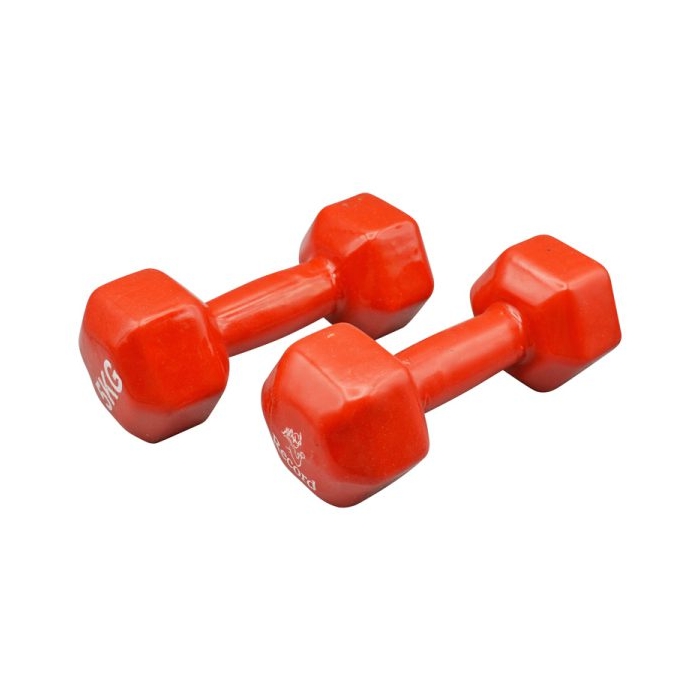 دمبل بدنسازی رکورد مدل Strong روکش دار وزن ۵ کیلو گرم بسته دو عددی