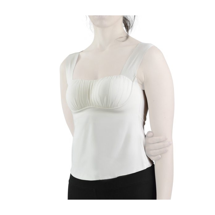 تاپ کاپ‌دار ورزشی زنانه مدل ۶۰۳۰ شیری