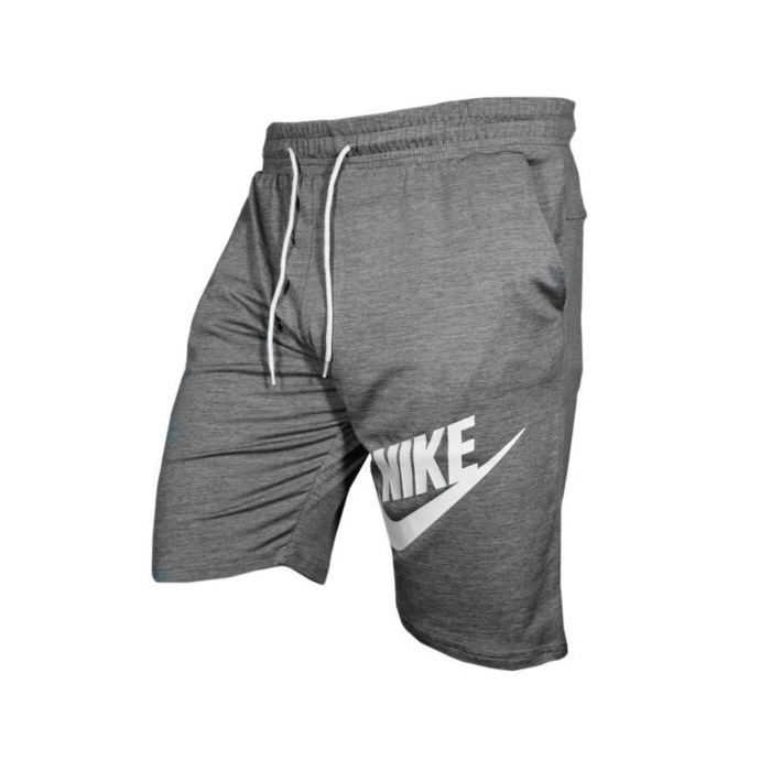 شلوارک ورزشی مردانه نایک مدل MuB-107 طوسی روشن