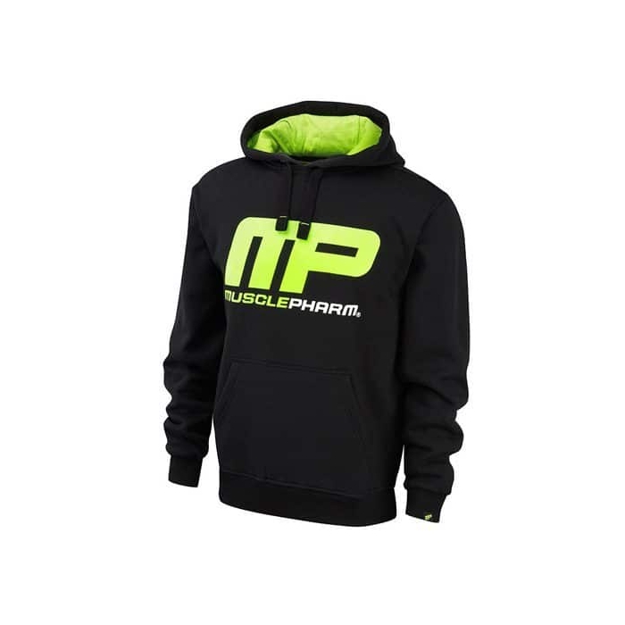 هودی مردانه ماسل فارم MP طرح ساده مشکی