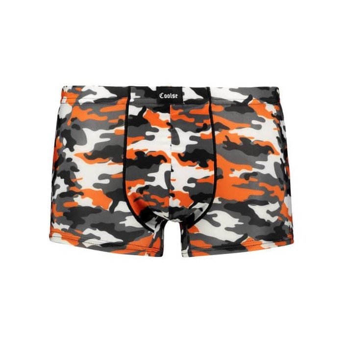 شورت پادار مردانه کولسی مدل ۱K605 چریکی نارنجی