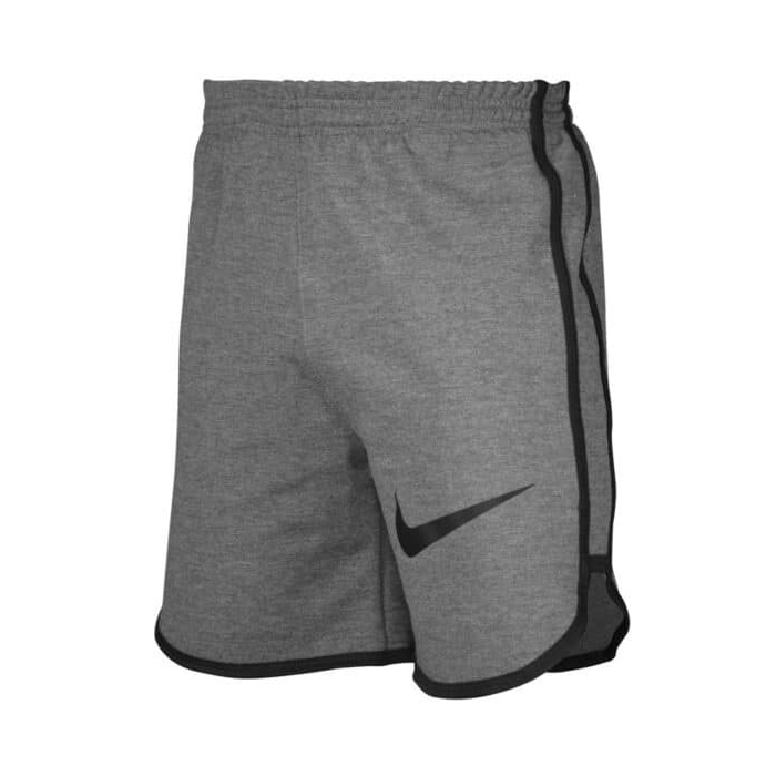 شلوارک ورزشی مردانه نایک DS-1TIK طوسی خط مشکی