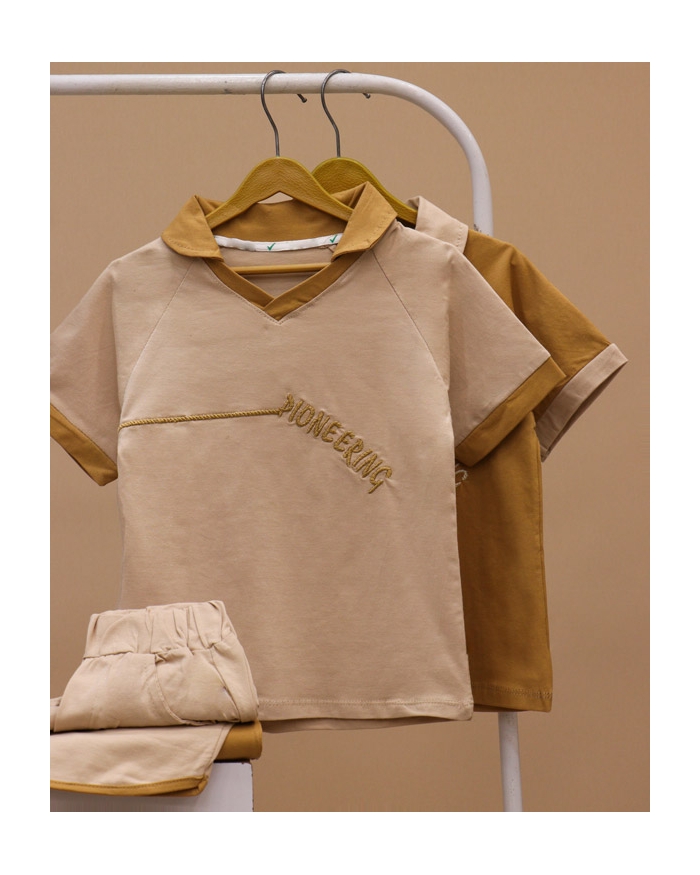 تیشرت شلوارک یقه هفت PIONEERING