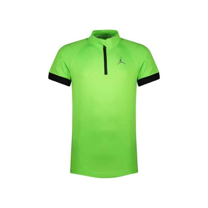 تیشرت ورزشی مردانه جردن مدل Pb-NIM ZIP 1408 سبز