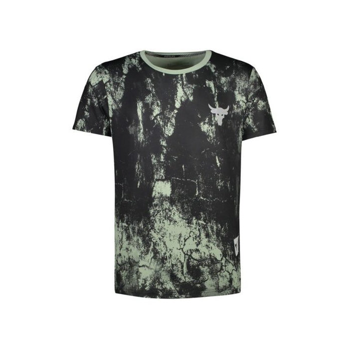 تیشرت ورزشی مردانه آندر آمور مدل ROCK-292 چریکی سبز