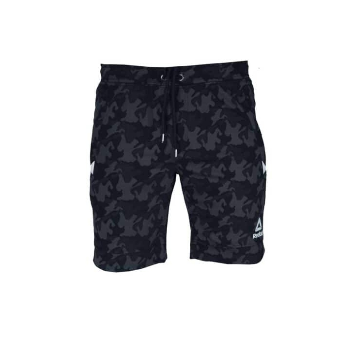 ‫شلوارک ورزشی مردانه ریباک مدل NM-CH12 چریکی سرمه‌ای