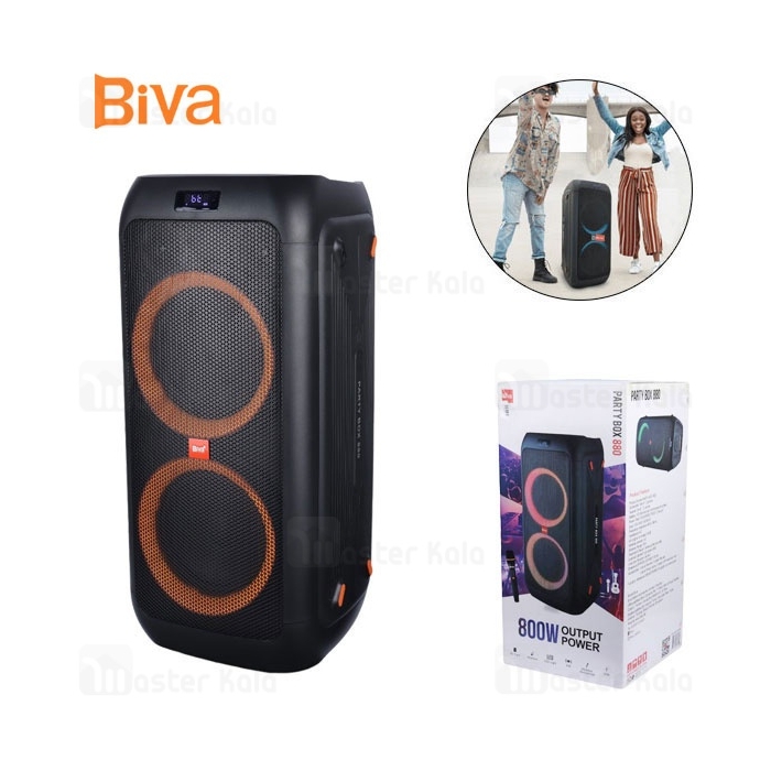 اسپیکر بلوتوث بیوا Biva Party Box 880 توان 100 وات رم و فلش خور
