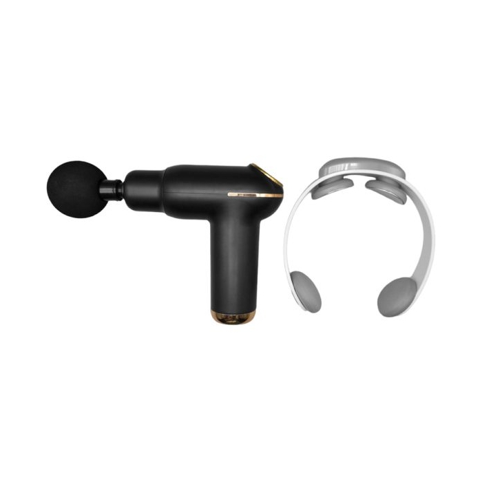 پک دستگاه ماساژور تفنگی و گردنی گیفت پک چند منظوره مدل KH-188