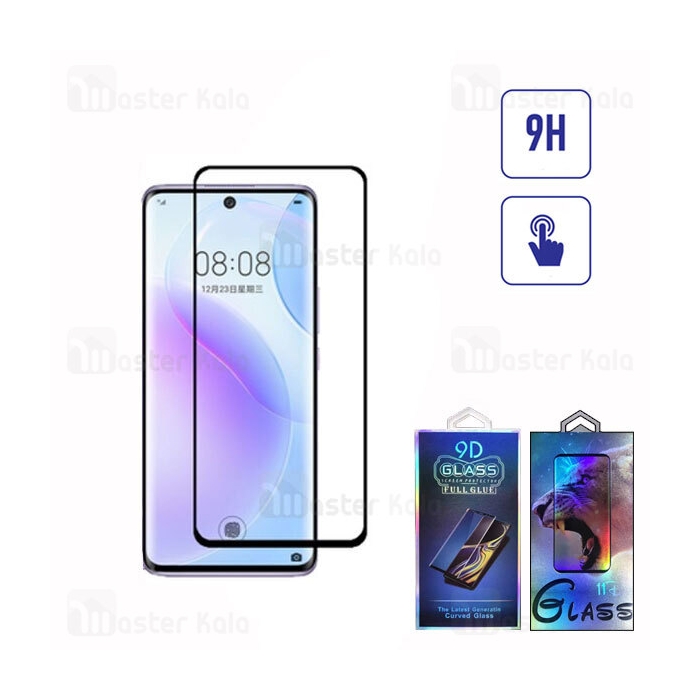 گلس تمام صفحه تمام چسب خمیده Huawei Nova 8 / Nova 8 5G Curved Glass