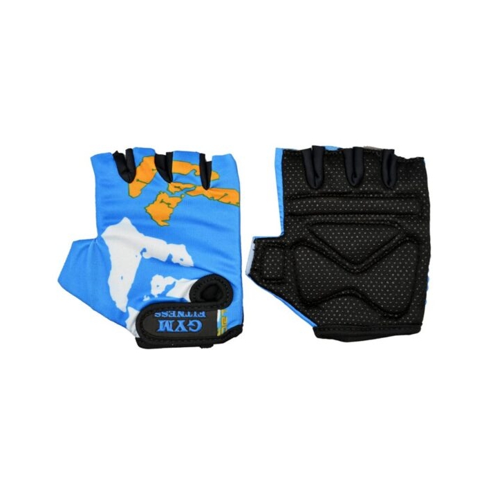 دستکش بدنسازی زنانه جیم فیتنس مدل ۱۰۰۲۳ آبی