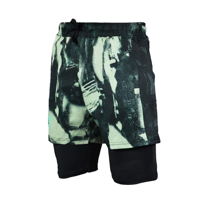 شلوارک کشاله دار ورزشی مردانه پوما مدل PZ9613 چریکی سبز