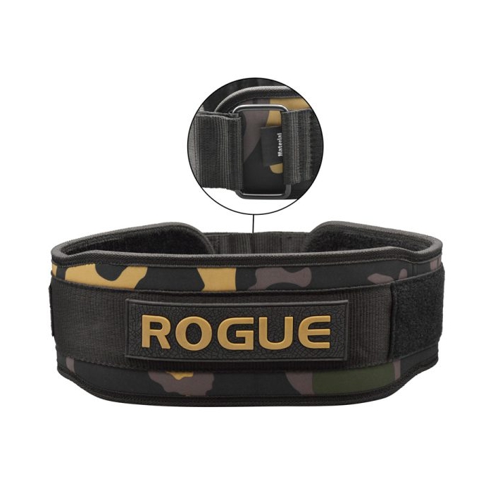 کمربند بدنسازی روگ مدل ELM-404D0591 چسبی چریکی قهوه ای