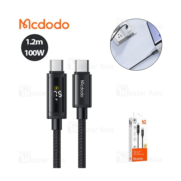 کابل Type-C به Type-C مک دودو Mcdodo CA-800 طول 1.2 متر توان 100 وات